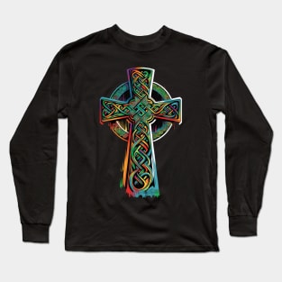 Celtic Cross Long Sleeve T-Shirt